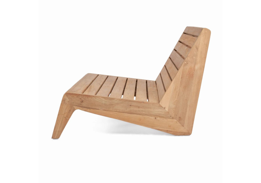 Canapé Lazy - Deux places en teck recyclé - JAECOL005NW - Bazar Bizar