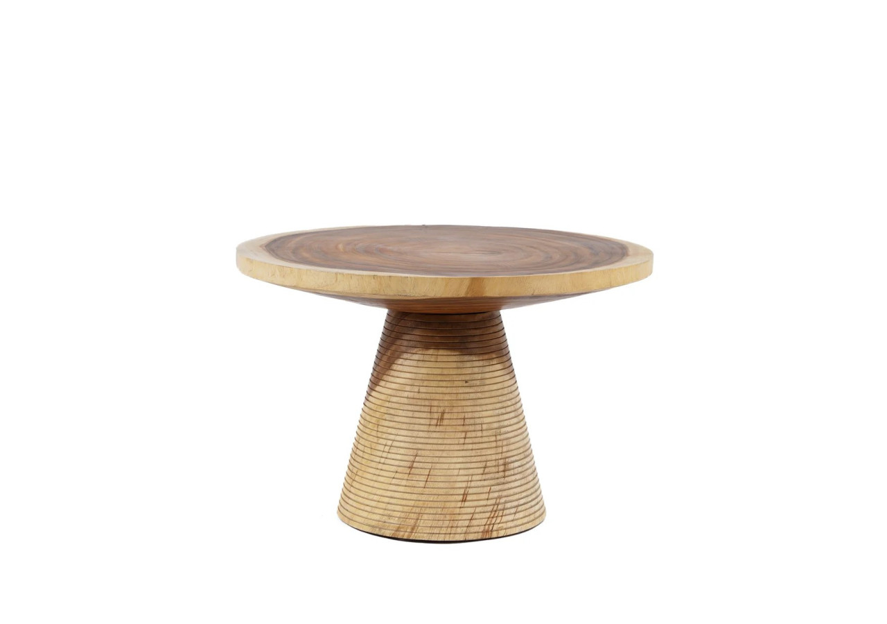 Table Basse Hi Matata - Bois Suar Naturel - JANAF012N - Bazar Bizar