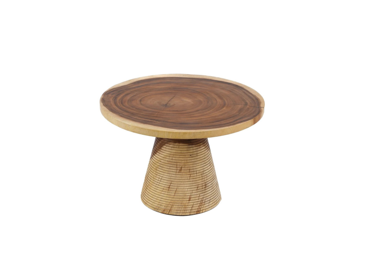 Table Basse Hi Matata - Bois Suar Naturel - JANAF012N - Bazar Bizar