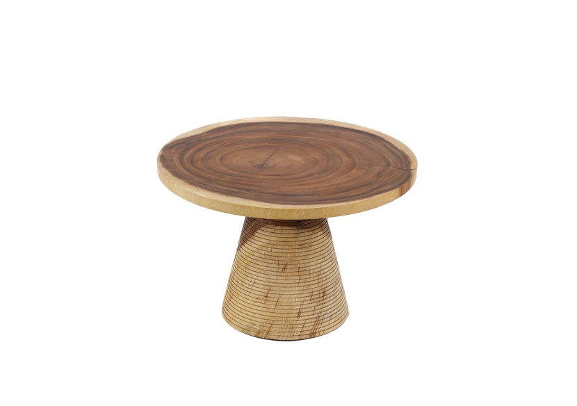 Table Basse Hi Matata - Bois Suar Naturel - JANAF012N - Bazar Bizar