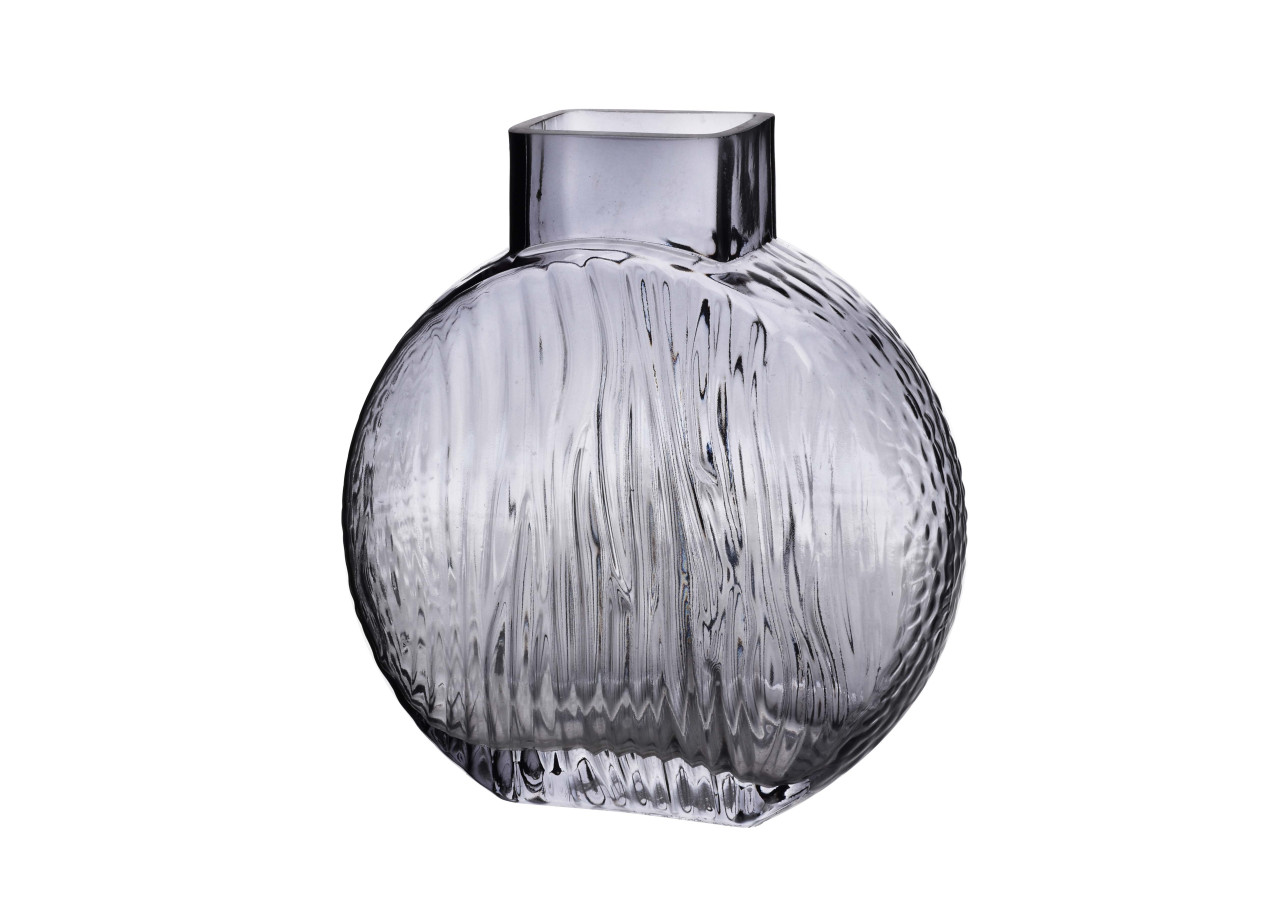 Vase SERENITE 18x7x22cm - Verre moderne avec motifs - HTID1467 - Mondex