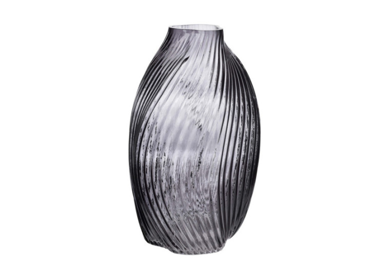 Vase SERENITE 18x18x30cm - Design unique en verre - HTID1481 - Mondex