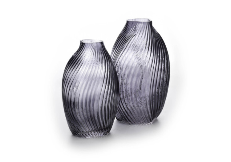 Vase SERENITE 18x18x30cm - Design unique en verre - HTID1481 - Mondex 2