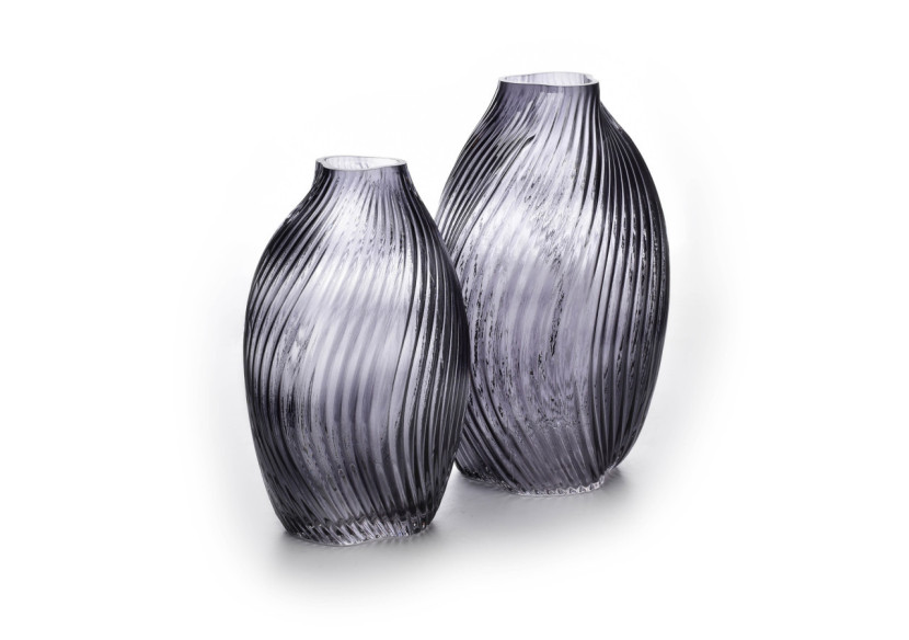 Vase SERENITE 18x18x30cm - Design unique en verre - HTID1481 - Mondex