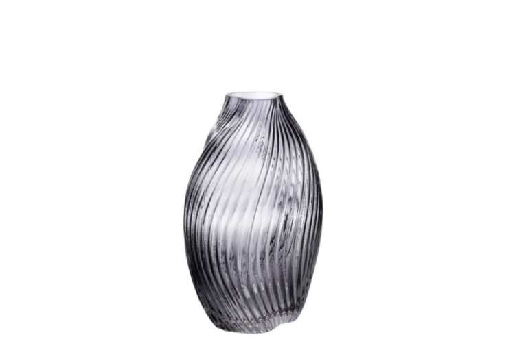 Vase SERENITE 15x15x26,5cm - Élégance avec motifs en relief - HTID1498 - Mondex