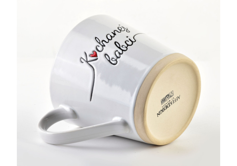 Mug KOCHANEJ BABCI - Porcelaine 350ml - HTPT4123 - Affekdesign By Mondex Mug KOCHANEJ BABCI - Porcelaine 350ml - HTPT4123 - Affekdesign By Mondex