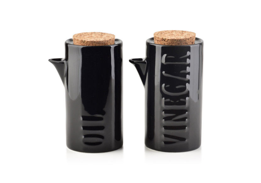 Set d'Huile et Vinaigre MODERN LIFE - Porcelaine 2x0.2L - HTD2106-PROM - Cookini By Mondex Set d'Huile et Vinaigre MODERN LIFE - Porcelaine 2x0.2L - HTD2106-PROM - Cookini By Mondex