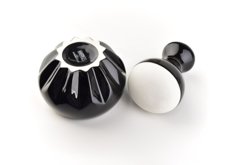 Mortier MODERN LIFE - Porcelaine Noire 10xh6.8cm - HTD2137-PROM - Affekdesign By Mondex 2