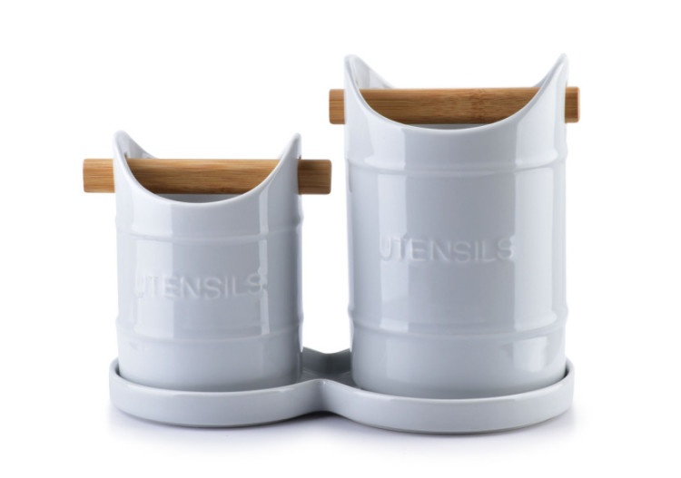 Set de Rangement pour Ustensiles de Cuisine MODERN LIFE - 24.5x13xh18cm - HTD2269-PROM - Cookini By Mondex 2