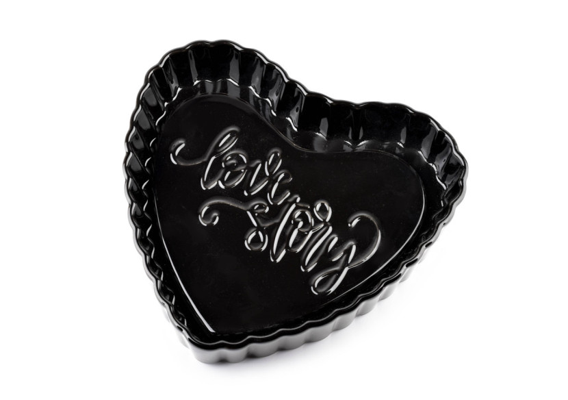 Moule à Gâteau MODERN LIFE - Porcelaine en Forme de Coeur 20x19xh4cm - HTD2290-PROM - Cookini By Mondex Moule à Gâteau MODERN LIFE - Porcelaine en Forme de Coeur 20x19xh4cm - HTD2290-PROM - Cookini By Mondex