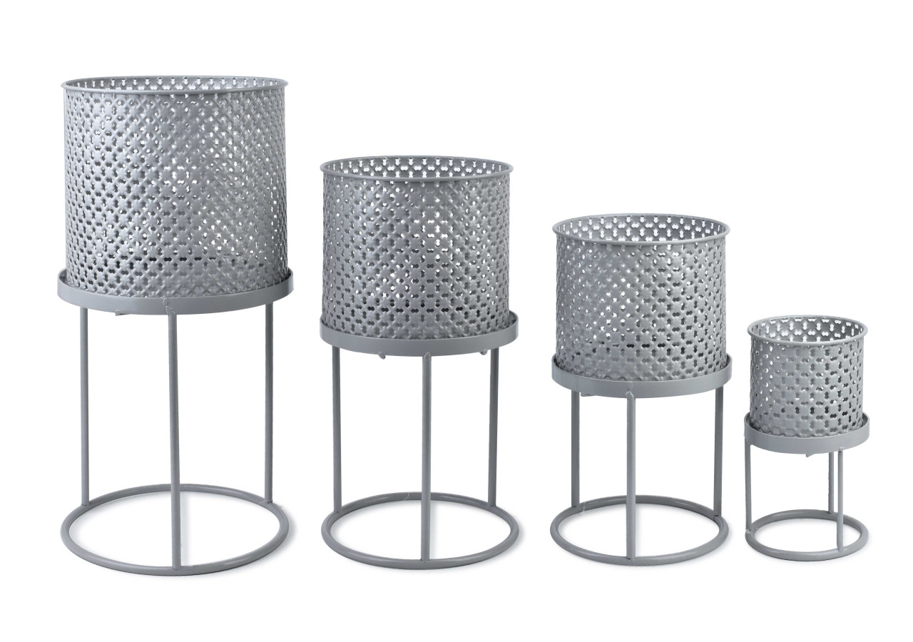 Komplet SWEN - 4 osłonek na stojaku 25x46cm - HTOP3939-PROM - Mondex