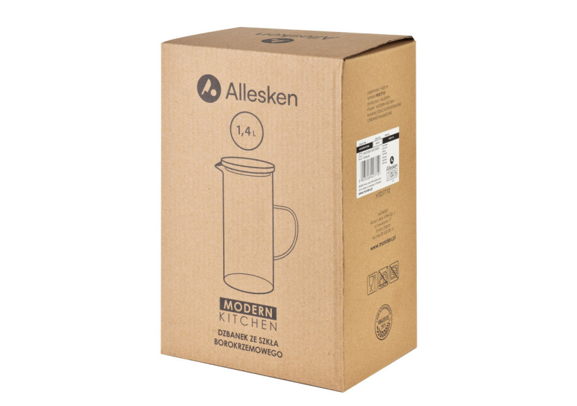 Carafe en verre MODERN KITCHEN - Design élégant 1400ml - HTID7710 - Mondex Carafe en verre MODERN KITCHEN - Design élégant 1400ml - HTID7710 - Mondex