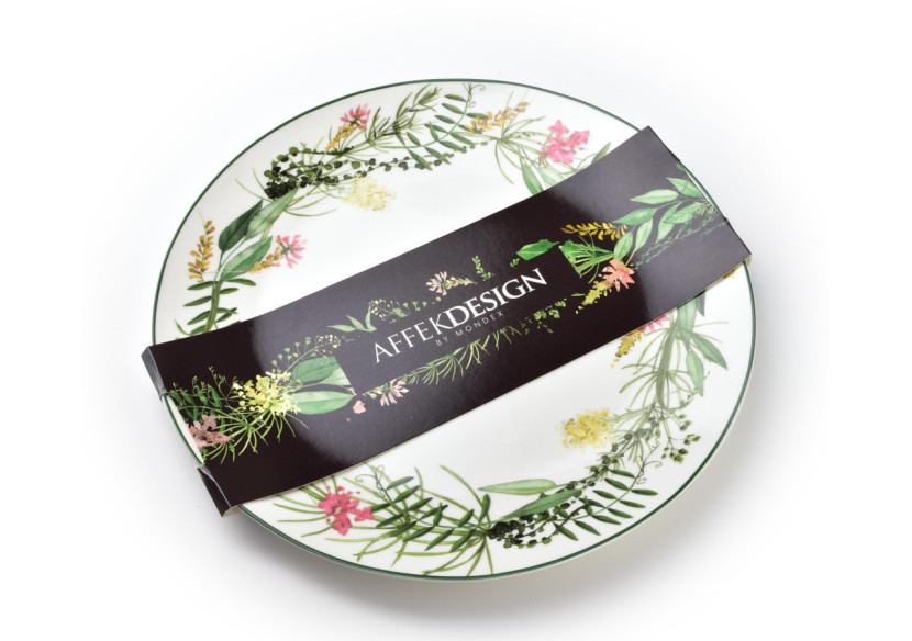 Assiette de Table IDYLLIC - Porcelaine 26,9 x 2,6 cm - HTNF3225 - Affekdesign By Mondex Assiette de Table IDYLLIC - Porcelaine 26,9 x 2,6 cm - HTNF3225 - Affekdesign By Mondex