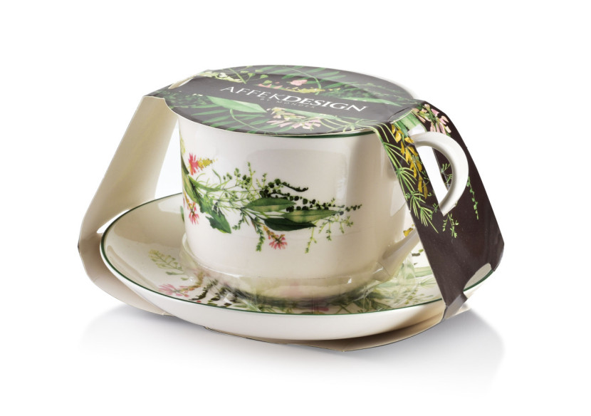 Filière et Soucoupe IDYLLIC - 450 ml - HTNF3249 - Affekdesign By Mondex Filière et Soucoupe IDYLLIC - 450 ml - HTNF3249 - Affekdesign By Mondex