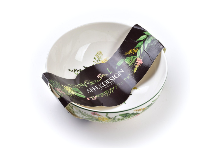 Miska IDYLLIC - Porcelaine 16 x 8,5 x 5,5 cm - HTNF3256 - Affekdesign By Mondex Miska IDYLLIC - Porcelaine 16 x 8,5 x 5,5 cm - HTNF3256 - Affekdesign By Mondex