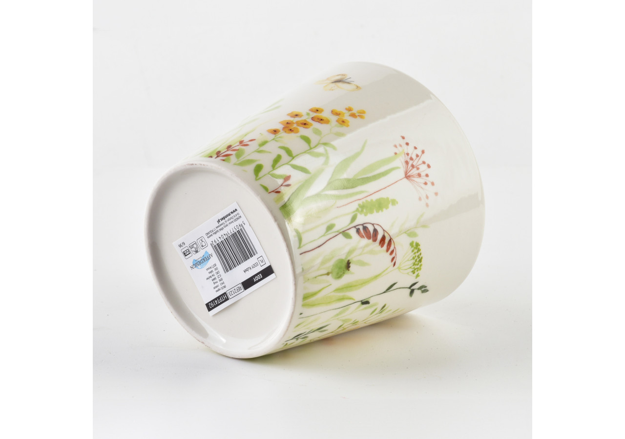 Mug EDDY - Porcelaine blanche 400ml 9,8x13xh9cm - HTPT4192 - Affekdesign By Mondex