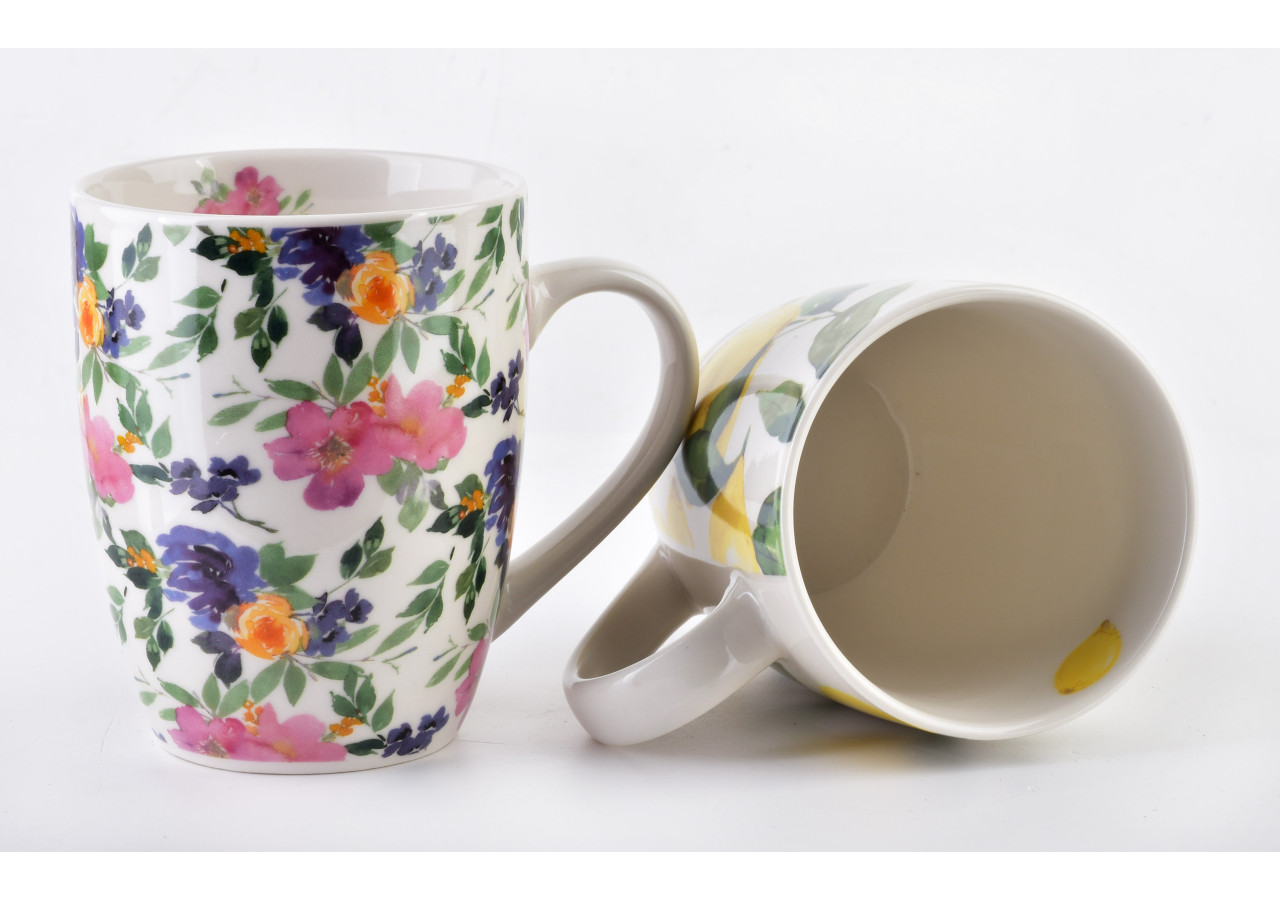 Mug EDDY - Porcelaine 360ml 8x11xh10,2cm - HTPT4208 - Affekdesign By Mondex