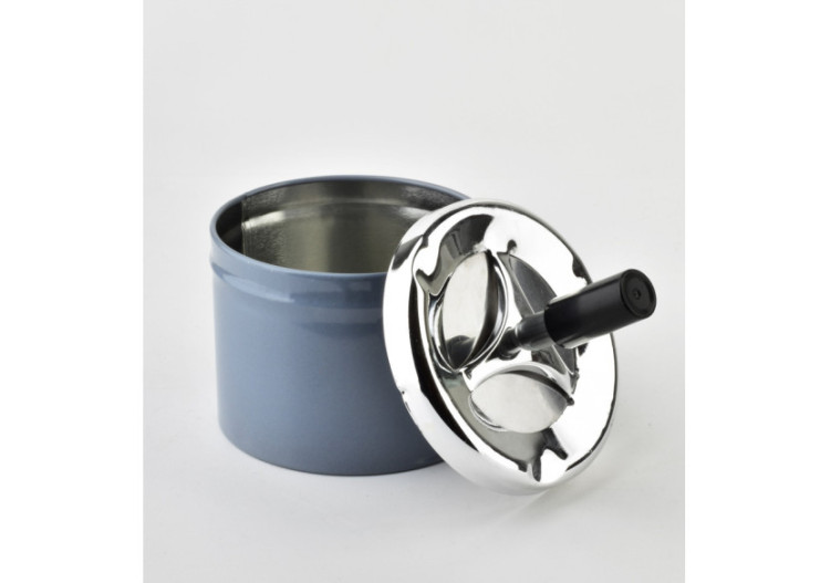 ASHLEY Cendrier 9,3xh12cm gris 2