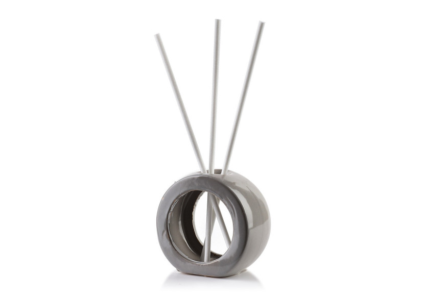 Diffuseur de Parfum - Céramique avec 3 Bâtonnets 8 x 4 x 7,5 cm - HTTP3213-PROM - Mondex