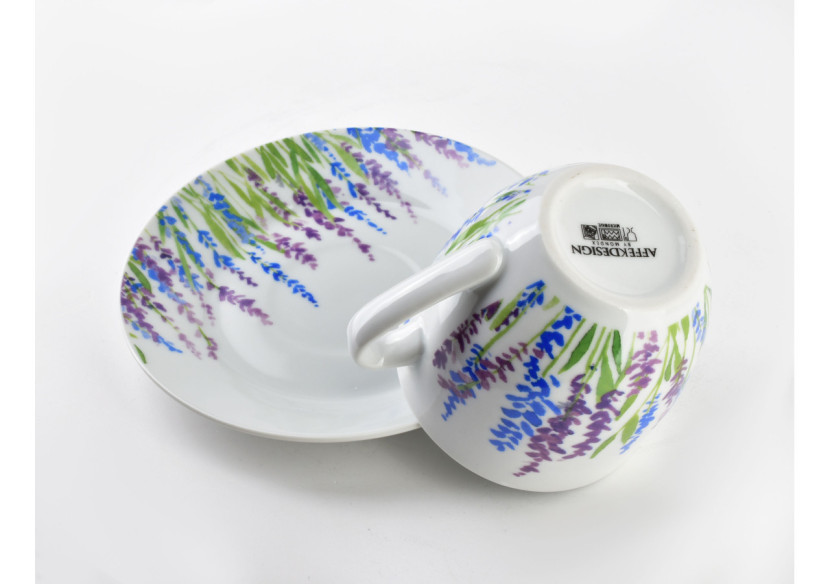 Ensemble de 6 Tasses avec Soucoupes - Porcelaine 250ml - HTTC5601 - Affekdesign By Mondex Ensemble de 6 Tasses avec Soucoupes - Porcelaine 250ml - HTTC5601 - Affekdesign By Mondex