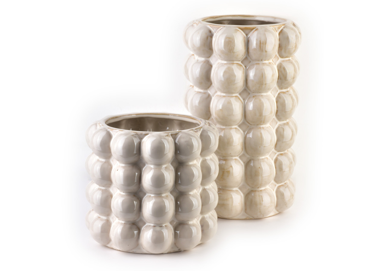 Vase VALA LIGHT - Céramique 16x16x26,5cm - HTTS4901 - Mondex
