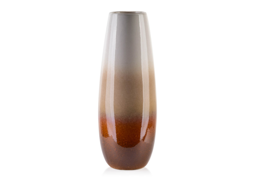Vase YANDA GREY - Élégance intemporelle 8x13xh33cm - HTTS4970 - Mondex