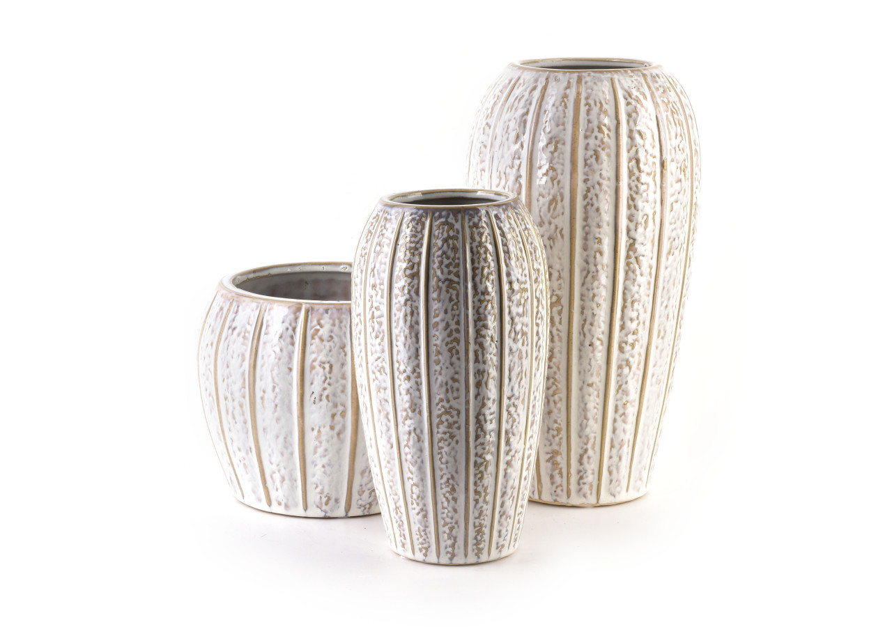 Vase YVONNE - Élégance compacte 12x12xh21,5cm - HTTS5038 - Mondex