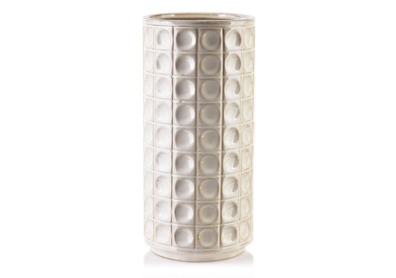 Vase VIENNA - Céramique 14x14xh29,5cm - HTTS5137 - Mondex