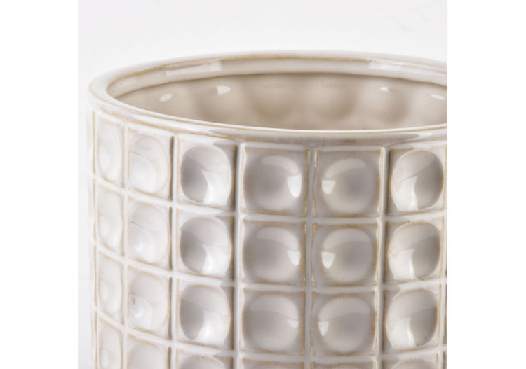 Vase VIENNA - Céramique 14x14xh29,5cm - HTTS5137 - Mondex 2