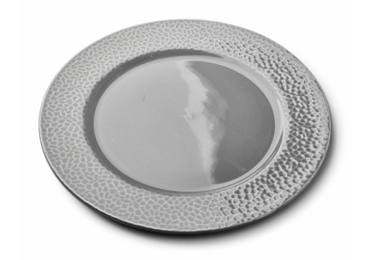 Talerz obiadowy HUDSON - Porcelaine grise 27cm - HTPM6259-PROM - Affekdesign By Mondex