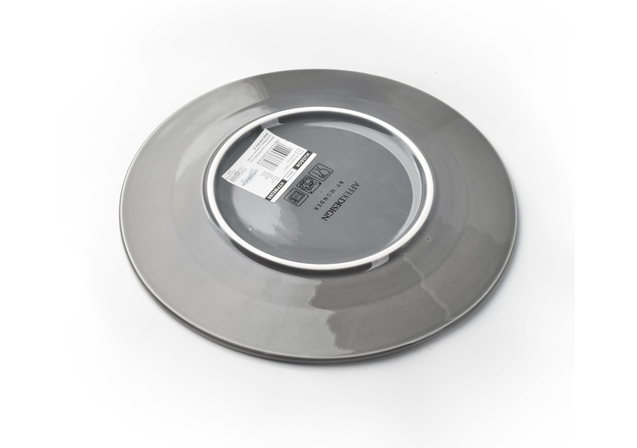 Talerz deserowy HUDSON - Porcelaine grise 19cm - HTPM6266-PROM - Affekdesign By Mondex