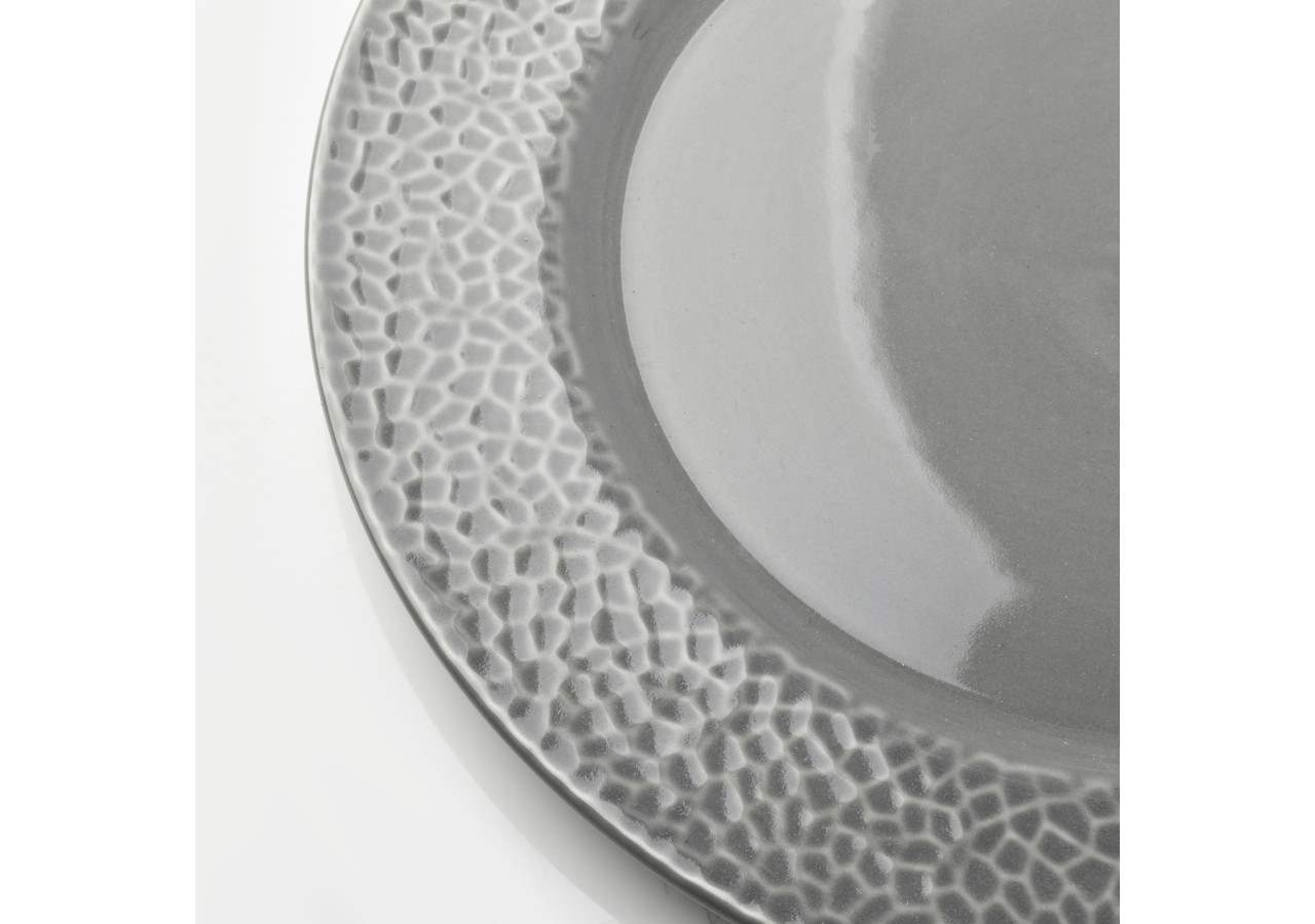 Talerz deserowy HUDSON - Porcelaine grise 19cm - HTPM6266-PROM - Affekdesign By Mondex