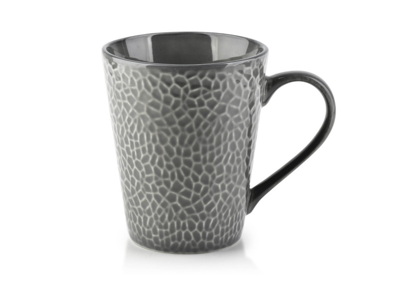 Mug HUDSON - Porcelaine grise 310ml - HTPM6297-PROM - Affekdesign By Mondex Mug HUDSON - Porcelaine grise 310ml - HTPM6297-PROM - Affekdesign By Mondex