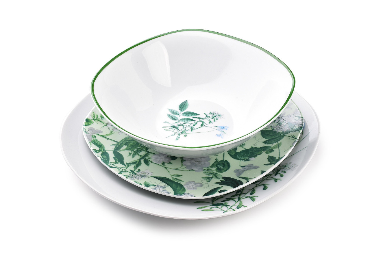 Service de Table HERABL MIST - 18 pièces pour 6 personnes - HTTB9241 - Affekdesign By Mondex