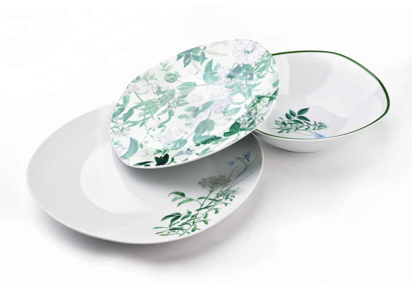 Service de Table HERABL MIST - 18 pièces pour 6 personnes - HTTB9241 - Affekdesign By Mondex Service de Table HERABL MIST - 18 pièces pour 6 personnes - HTTB9241 - Affekdesign By Mondex