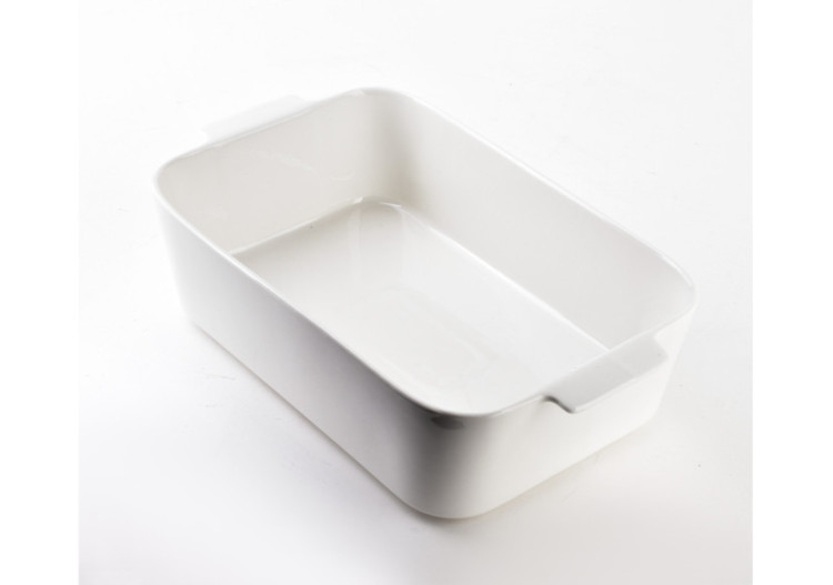 Plat BASIC 29x16,5xh7,5cm - Pratique et élégant en porcelaine - HTNA6042 - Mondex 2