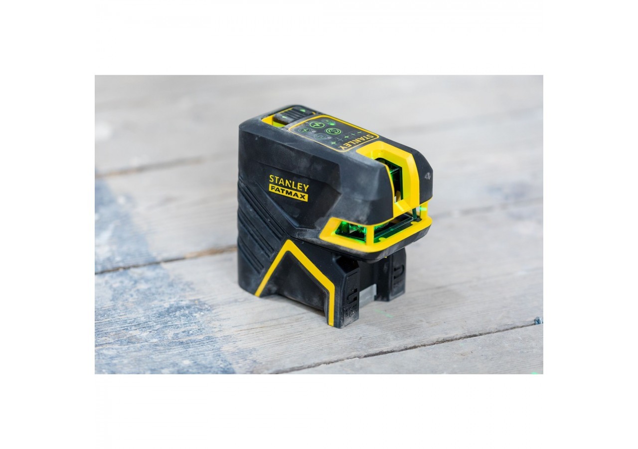 NIVEAU LASER CROIX + 5 POINTS - SCPG5 VERT - FATMAX (LI-ION) - FMHT77598-1 - Stanley