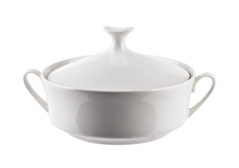 Soupière BASIC - Porcelaine 1,7L 29x22,5xh18cm - HTNA6561 - Mondex