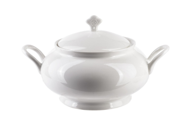 Soupière BASIC - Porcelaine 2,1L 29x21xh17cm - HTNA6578 - Mondex