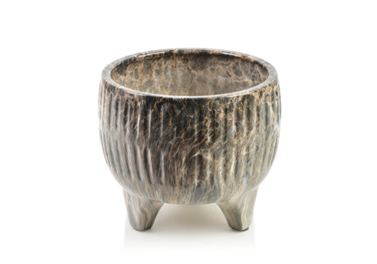 Vase NEVA MARBLE - 20,5 x 18,5 cm, design élégant - HTYE8541 - Mondex