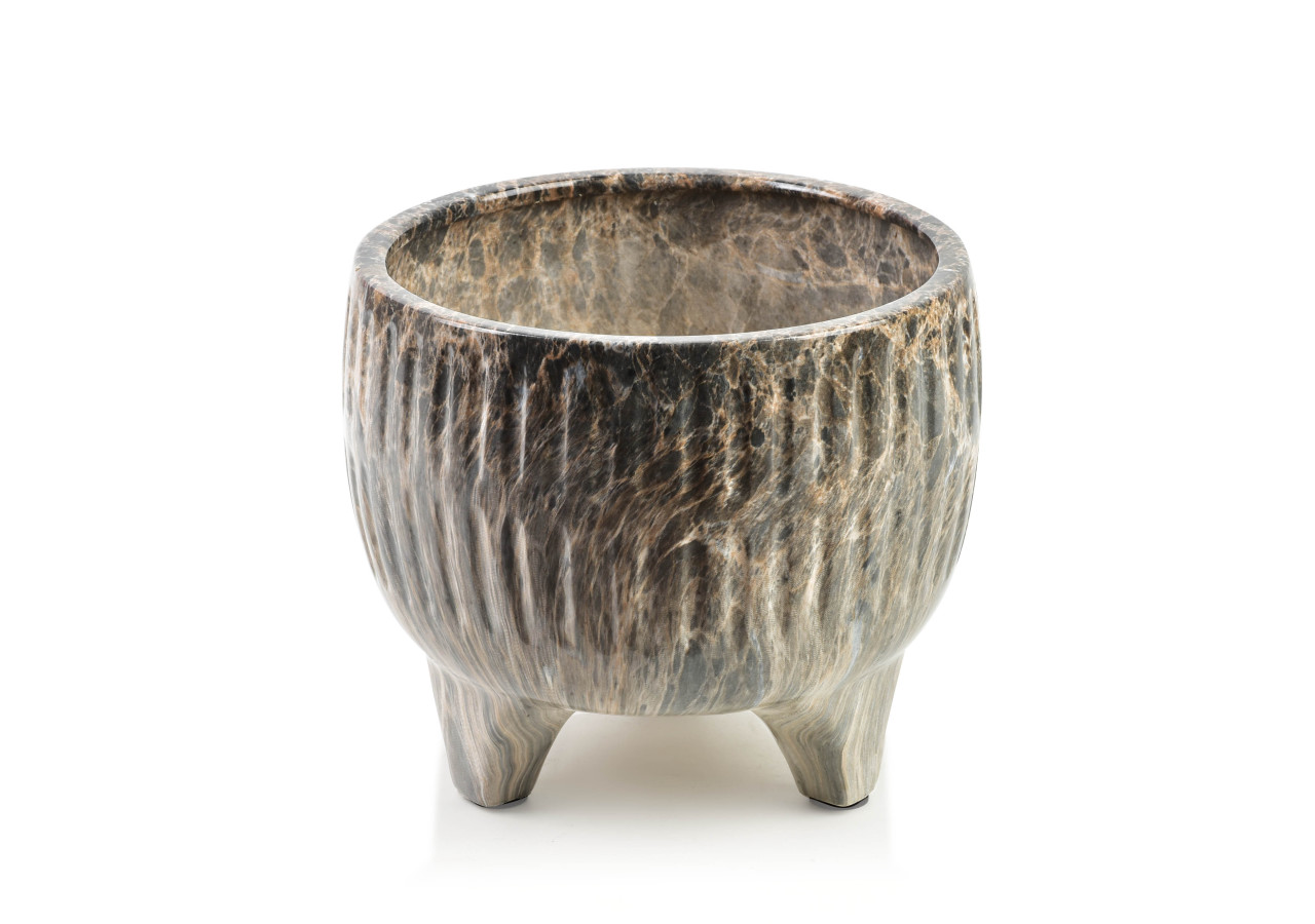 Vase NEVA MARBLE - 20,5 x 18,5 cm, design élégant - HTYE8541 - Mondex