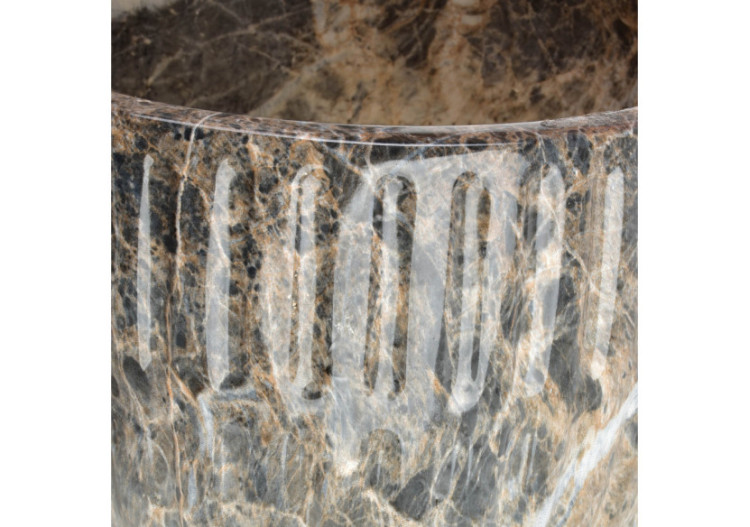 Vase NEVA MARBLE - 20,5 x 18,5 cm, design élégant - HTYE8541 - Mondex 2