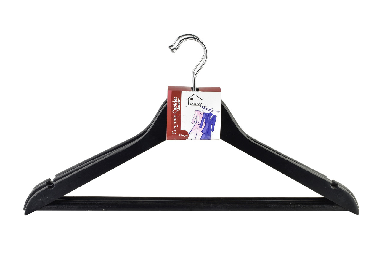 Ensemble de 3 Cintres SIRA - Style et fonctionnalité 44x23cm - HTUA7384 - Mondex