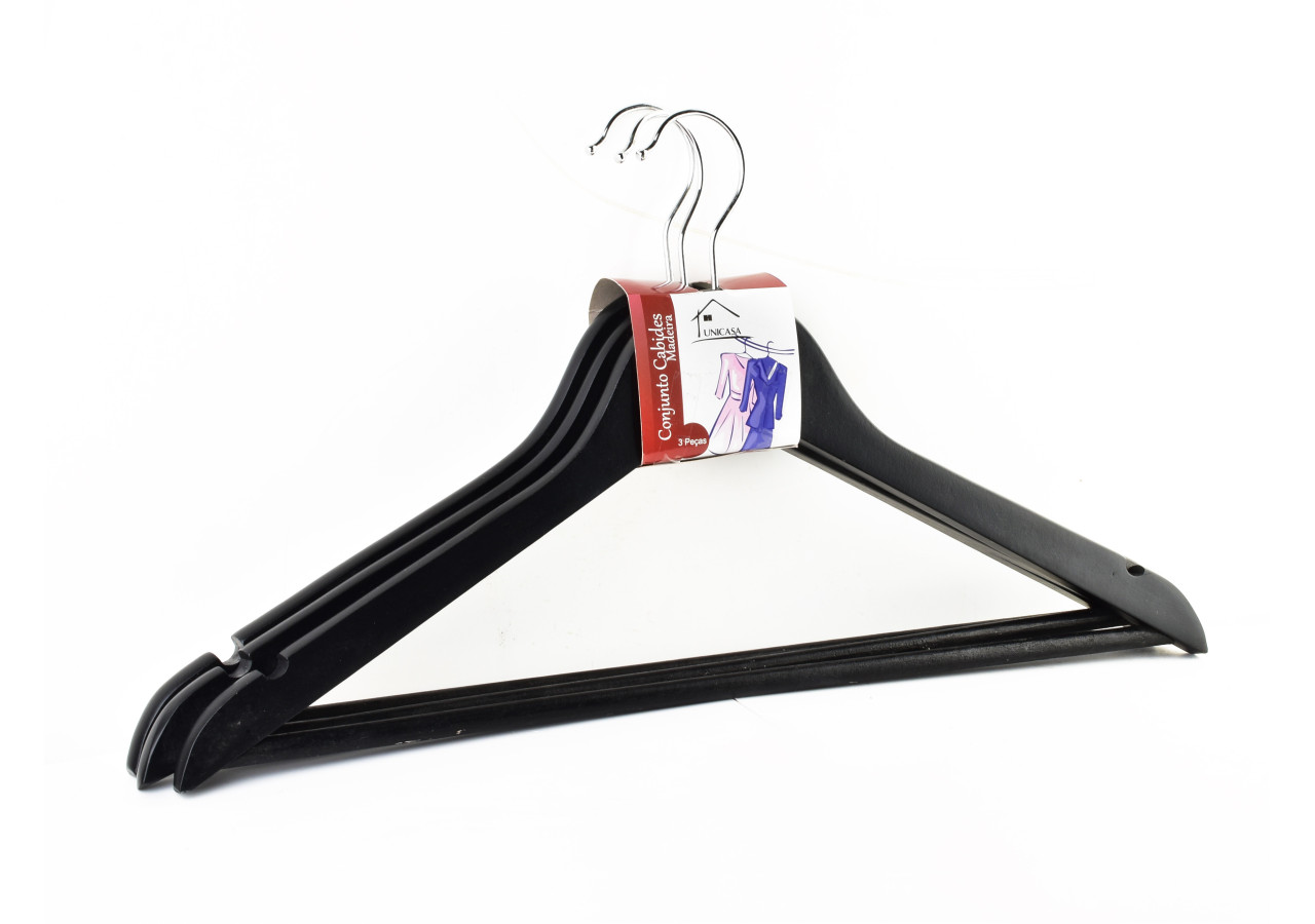 Ensemble de 3 Cintres SIRA - Style et fonctionnalité 44x23cm - HTUA7384 - Mondex