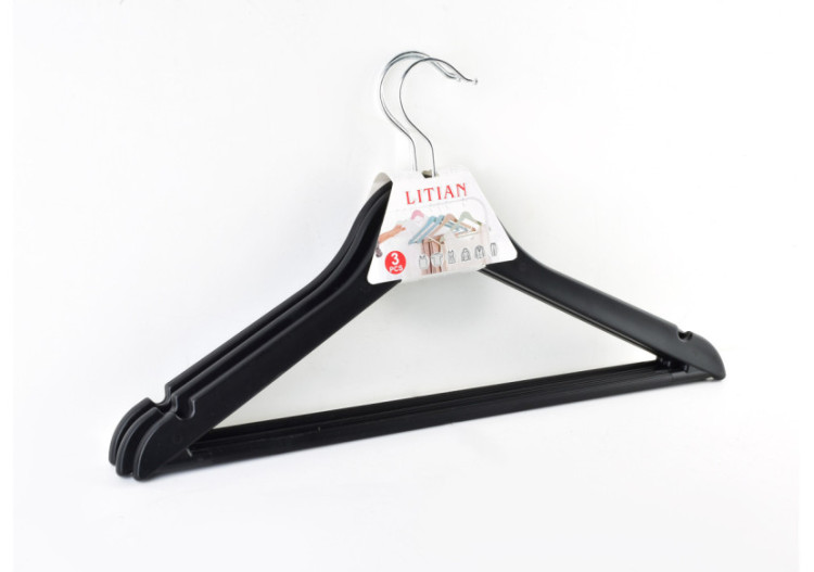 Ensemble de 3 Cintres SIRA - Élégance et durabilité 44x23cm - HTUA7391 - Mondex 2