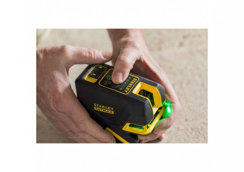 NIVEAU LASER CROIX + 5 POINTS - SCPG5 VERT - FATMAX (LI-ION) - FMHT77598-1 - Stanley
