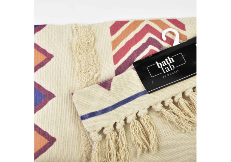 Tapis BOHO - Design floral 60 x 90 cm - HTUA7551 - Mondex 2