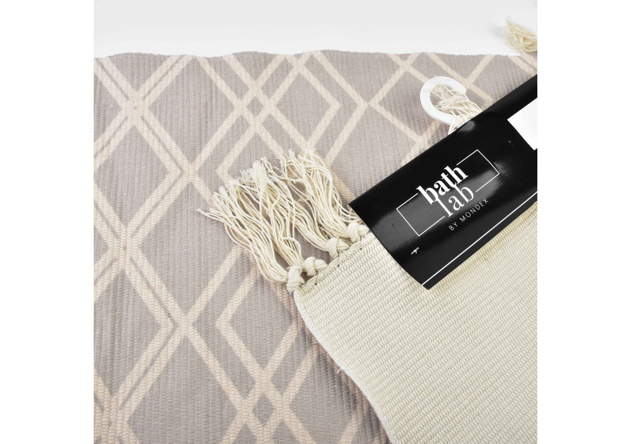 Tapis BOHO - Design floral 50 x 80 cm - HTUA7575 - Mondex