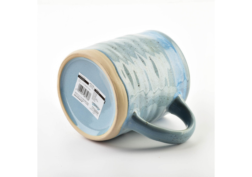 Mug LOTTA BLUE - Porcelaine 470ml 9x13xh10cm - HTPT1038-PROM - Affekdesign By Mondex Mug LOTTA BLUE - Porcelaine 470ml 9x13xh10cm - HTPT1038-PROM - Affekdesign By Mondex