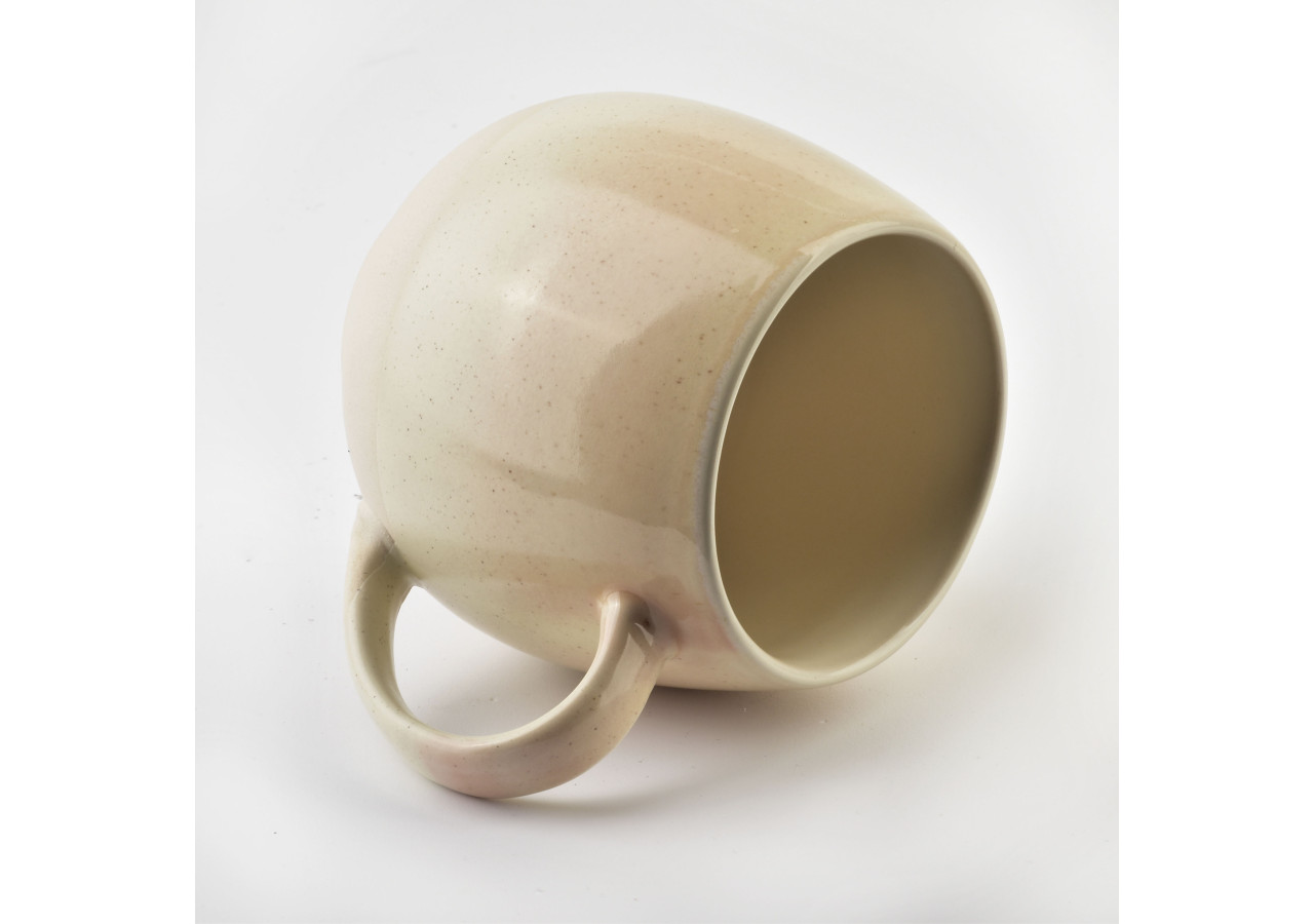 LOTTA BARREL - Mug en céramique 580ml 8,5x14xh10,5cm BOHO - HTPT1069-PROM - Affekdesign By Mondex